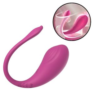 Vibrador formato de Bullet com - 9 modos de Vibração, produto é macio ao toque ergonômico.