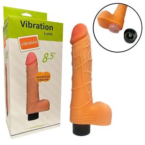 Pênis Realístico com Vibro - À Pilha - 20,7 x 3,5 - SI